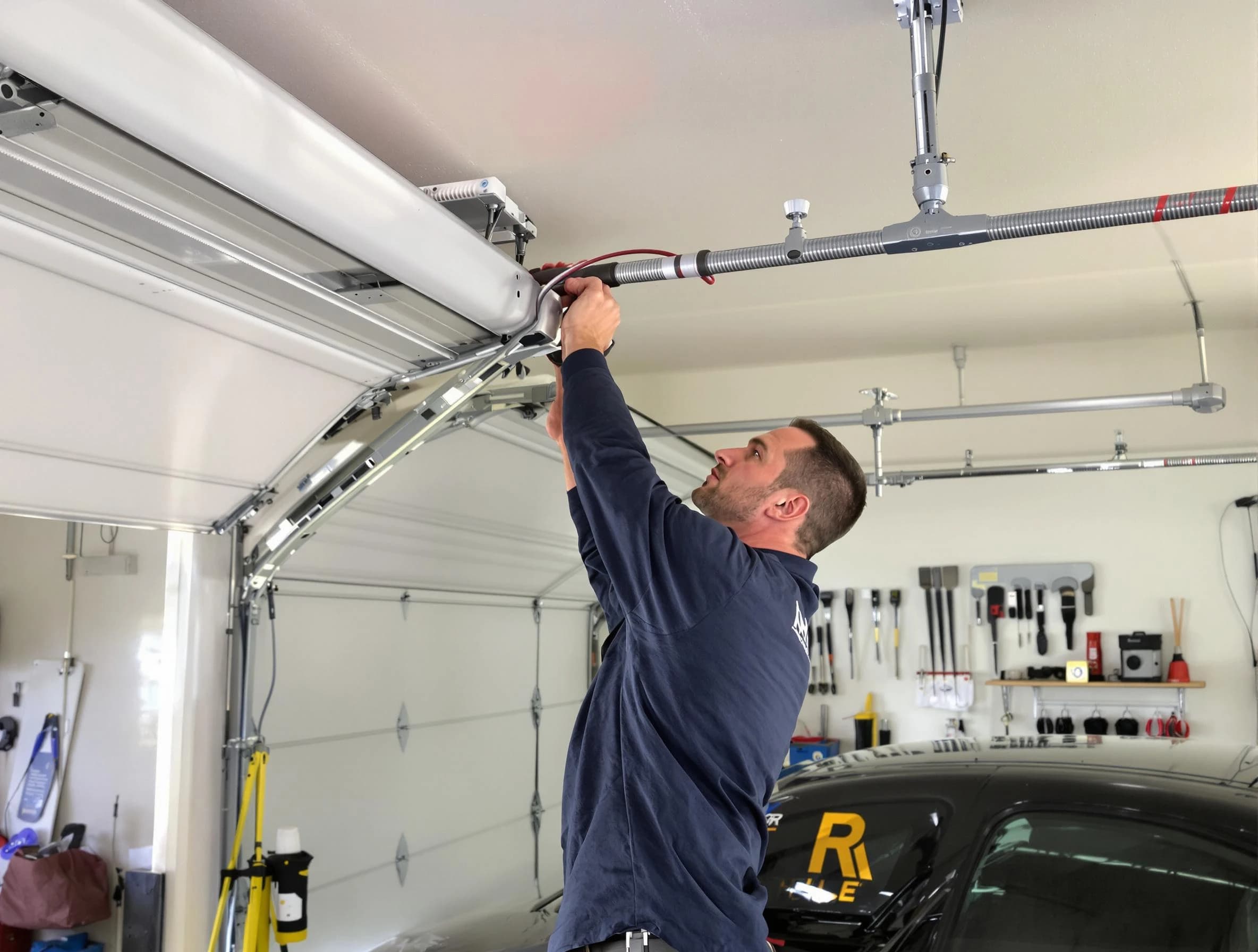 Garfield Garage Door Repair technician performing garage door cable repair in Garfield