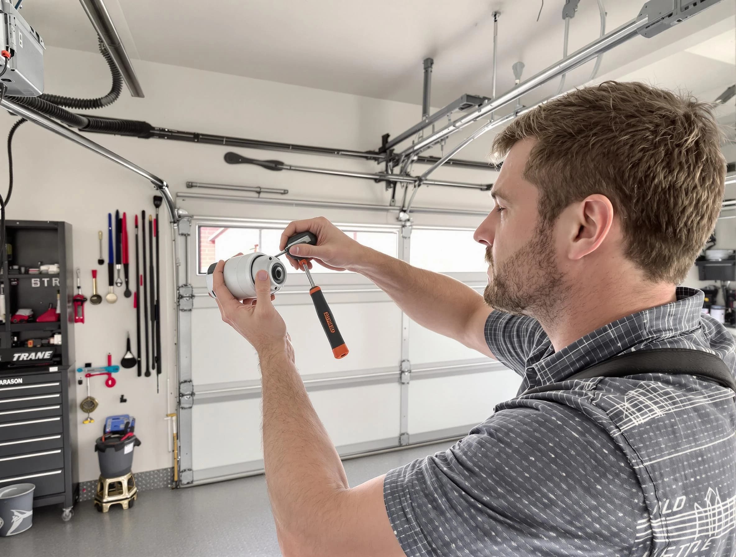 Garage door opener repair service by Garfield Garage Door Repair in Garfield