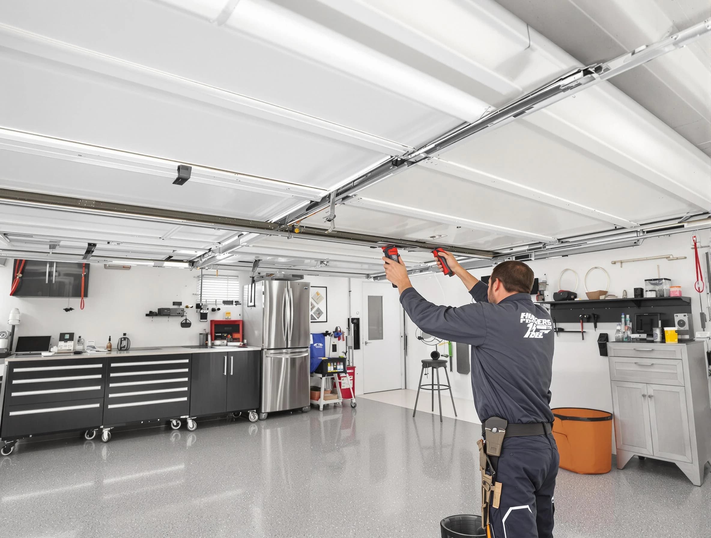 Overhead garage door repair service by Garfield Garage Door Repair in Garfield