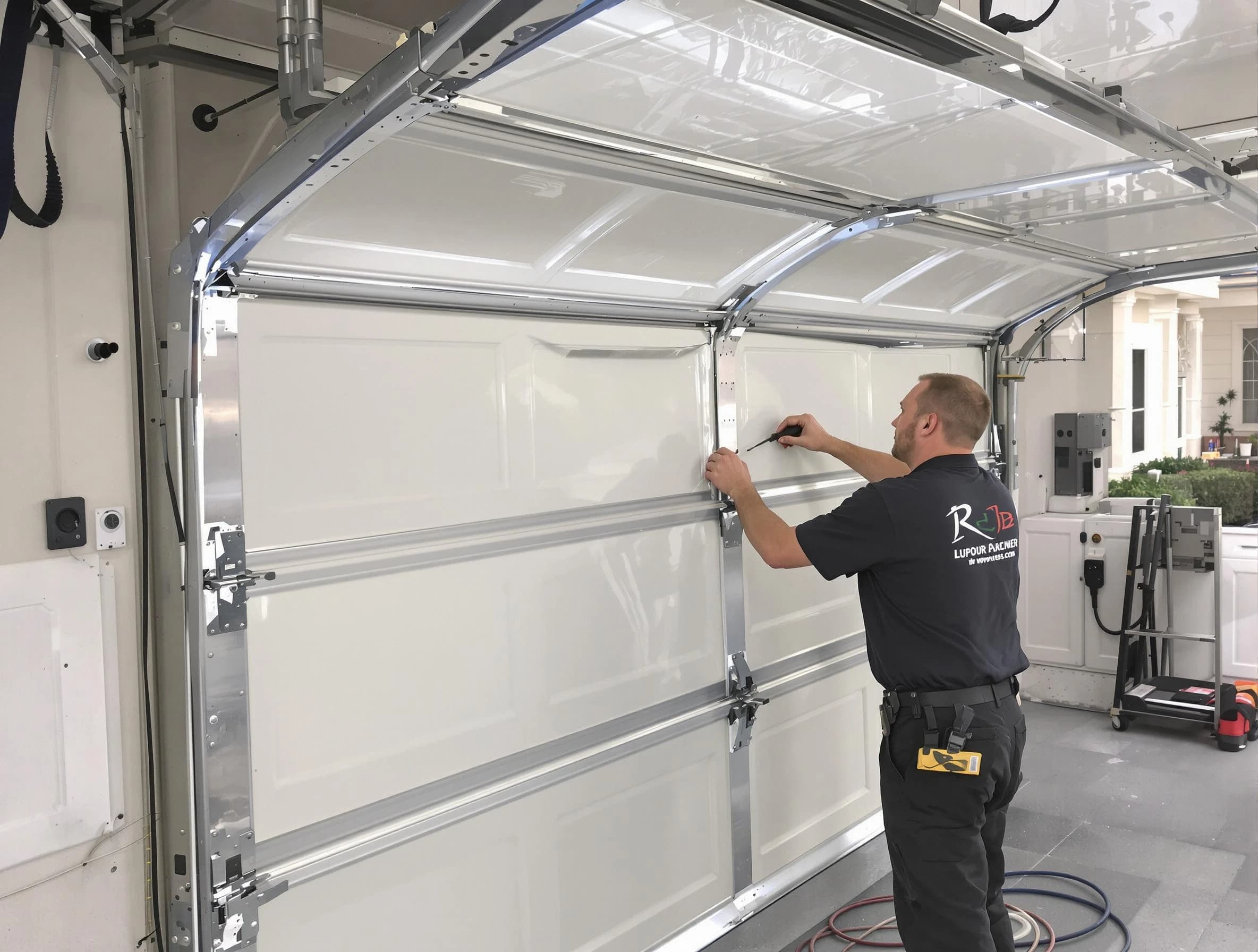 Garfield Garage Door Repair professional performing panel repair in Garfield