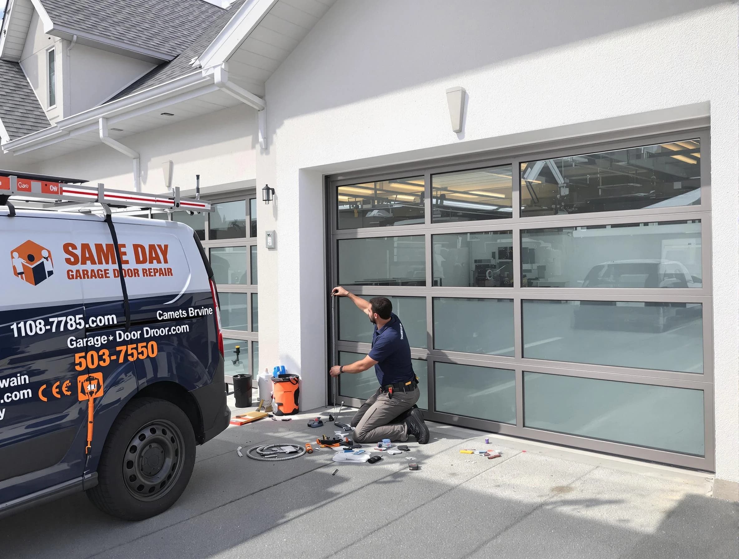 Same-day garage door repair service by Garfield Garage Door Repair in Garfield