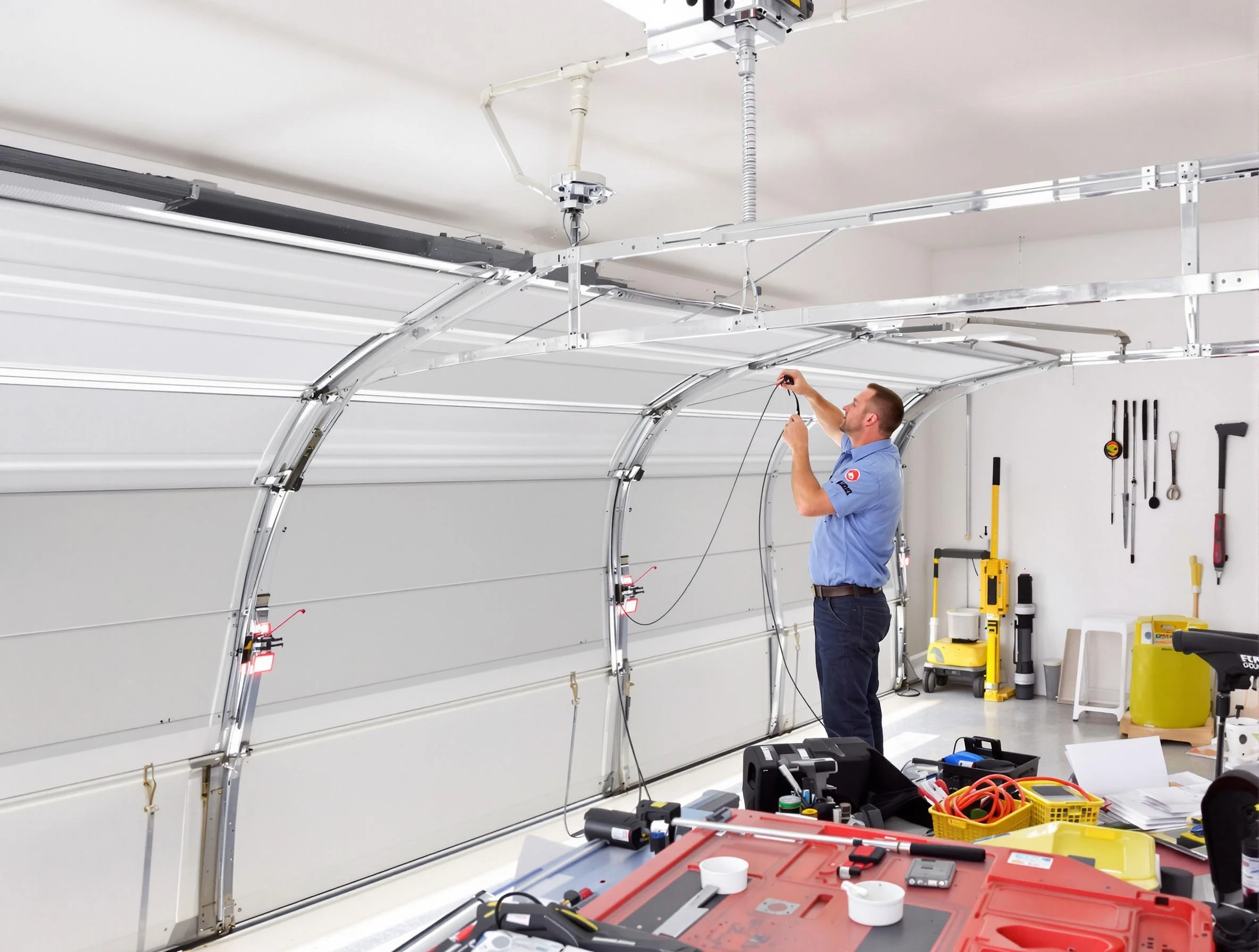 Garage door cable repair service by Garfield Garage Door Repair in Garfield