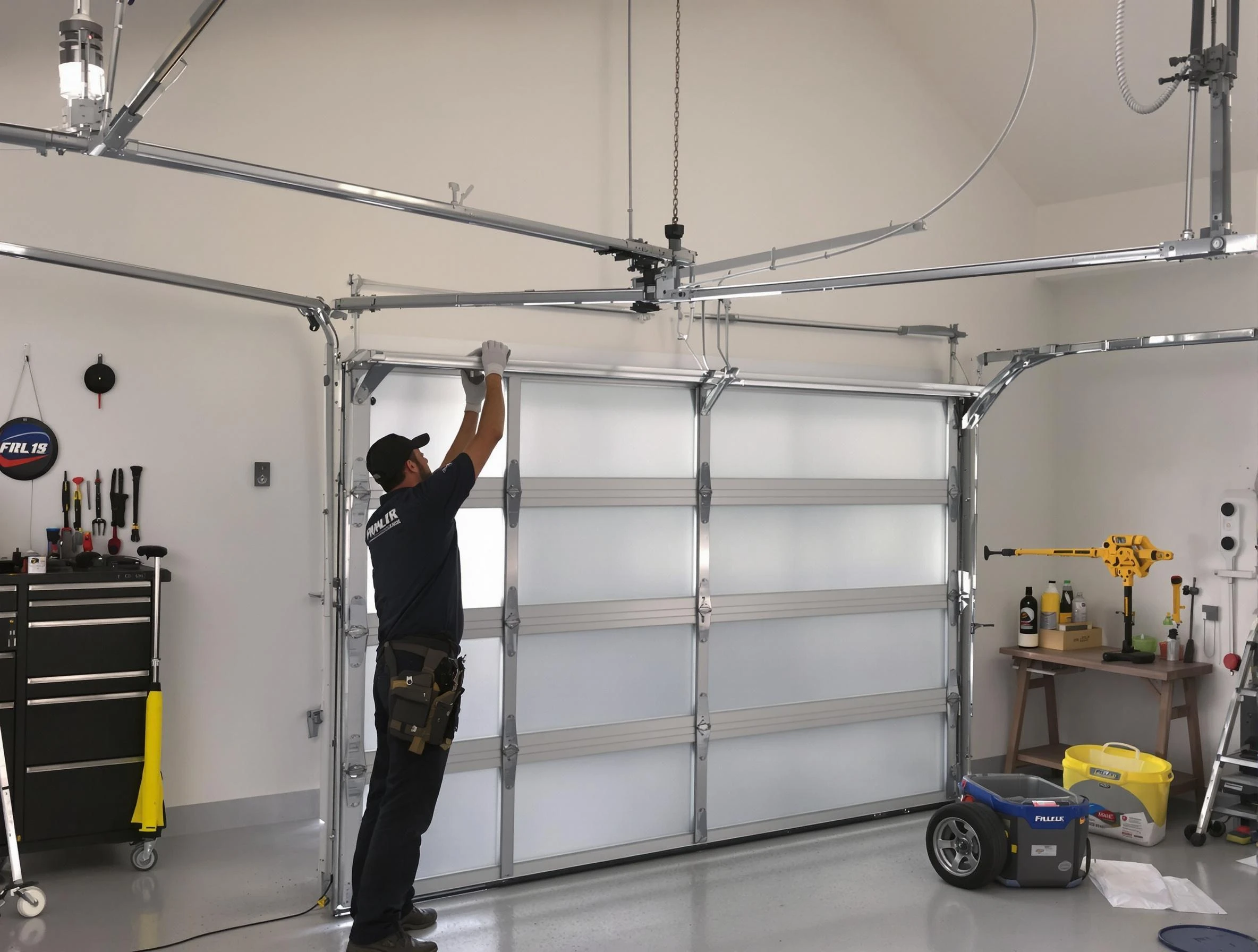 Garfield Garage Door Repair certified team performing precision garage door installation in Garfield