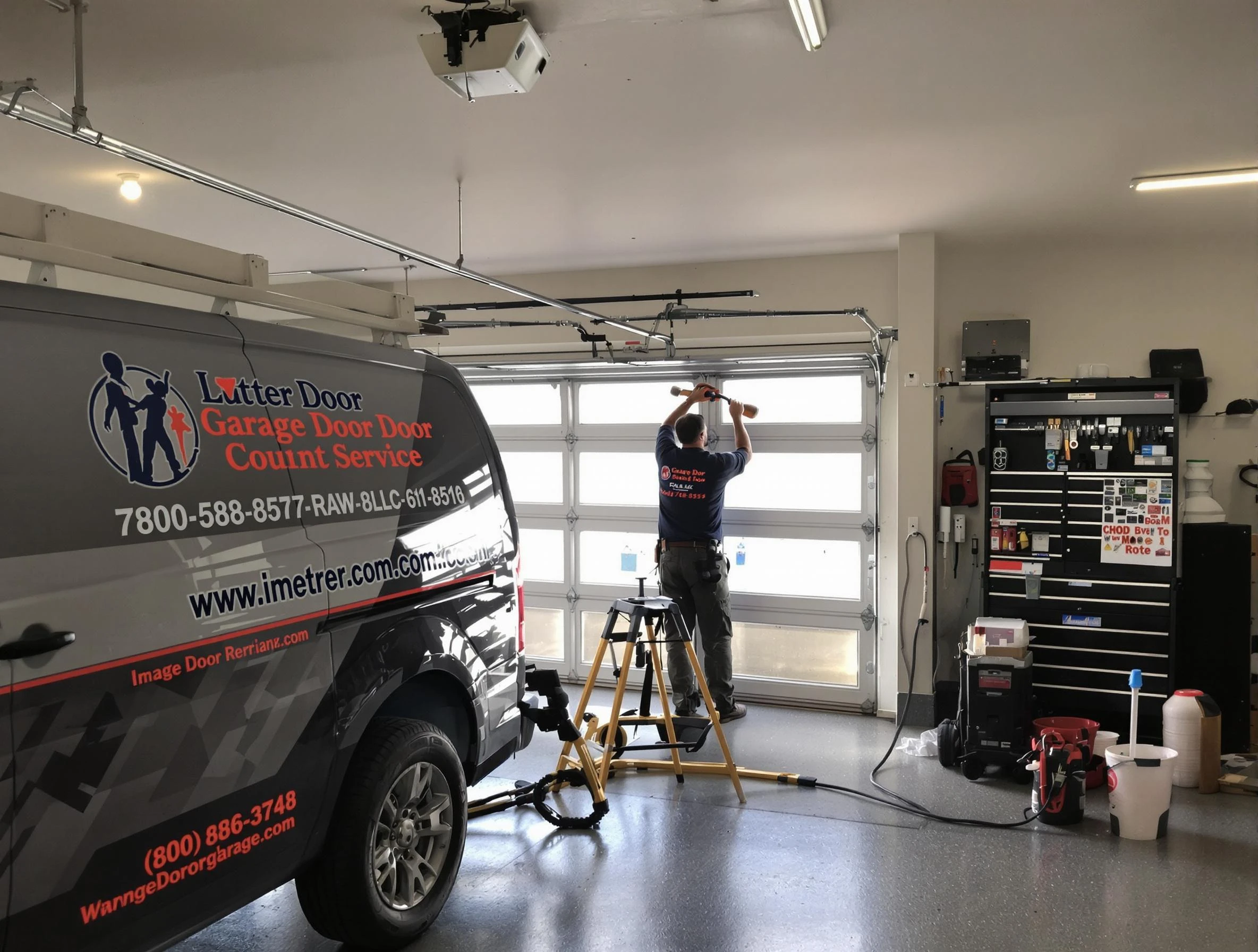 Garfield Garage Door Repair team performing same-day garage door repair in Garfield