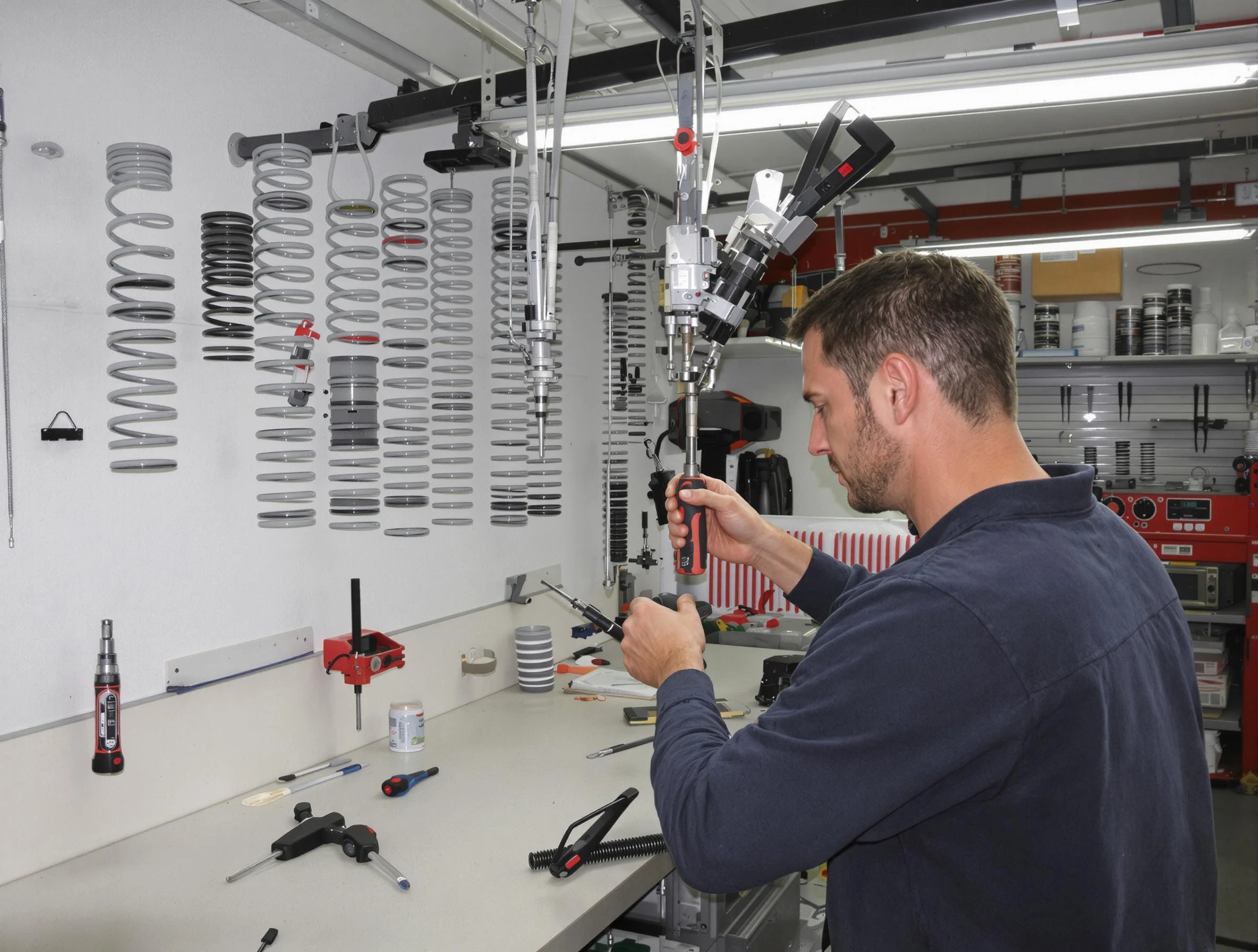 Garfield Garage Door Repair safety certified technician performing precision spring replacement in Garfield